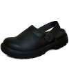 CG002 DK41 Comfort Grip Sandal with Heel Strap Black colour image